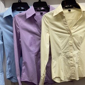 Express design studio button down top